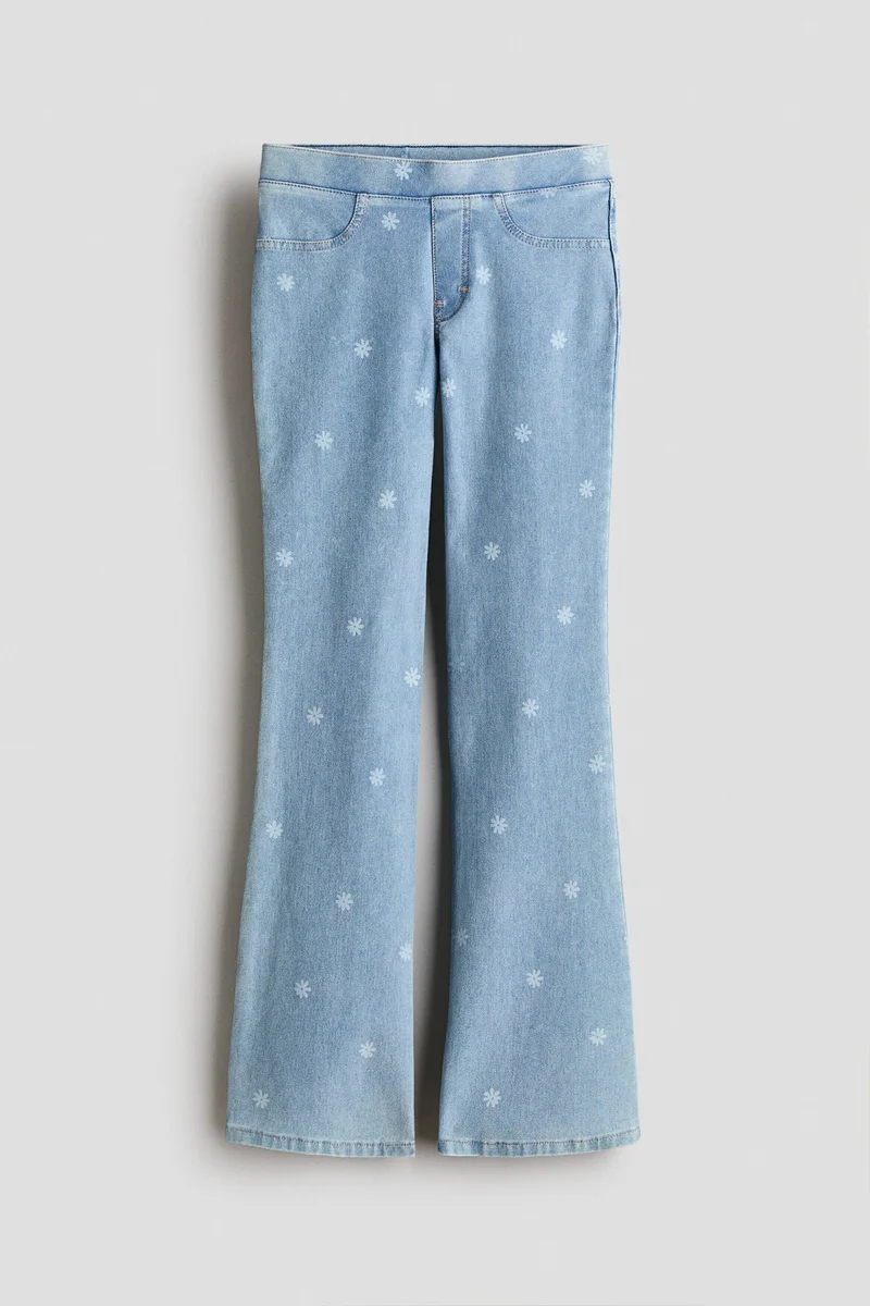 اتش اند ام جغينغز واسع بمظهر الدنيم